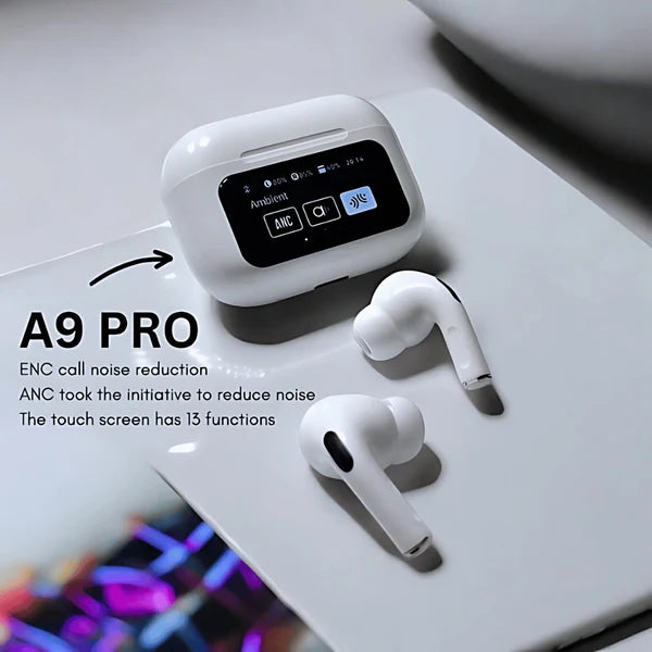 A9 Pro Touch Screen  Wireless Airpods - Paradise Mall