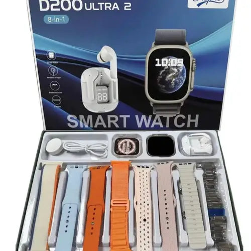 D200 ULTRA 2 SMART WATCH 8in1 STRAP Paradise Mall